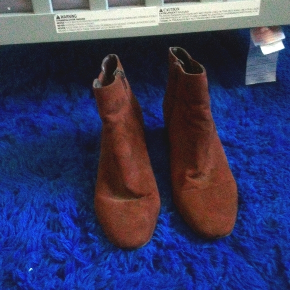 Kelly and Katie Brown Faux Suede Ankle Boots - Picture 4 of 4